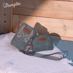 Wrangler Boot Scroll Pouch Wristlet