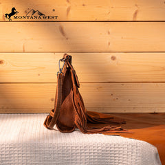 Montana West Tooled Collection Phone Crossbody Bag