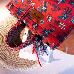 Wrangler Cowboy Print Tote Bag