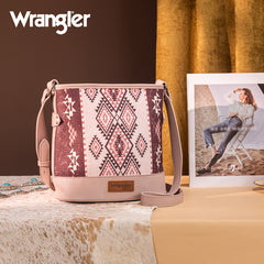 Wrangler Aztec Print Canvas Bucket Bag
