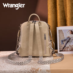 Wrangler Aztec Print Canvas Backpack