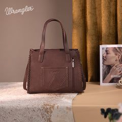 Wrangler Cowboy Print Concealed Carry Tote Bag