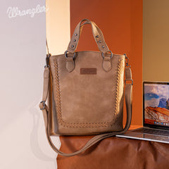 WG94G-9110 Wrangler Tote Convertible Backpack/Crossbody Bag - Khaki