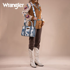 Wrangler Leopard Print Concealed Carry Tote Bag