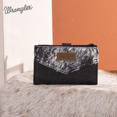 Wrangler V-Shaped Stitching Genuine Leather Wallet