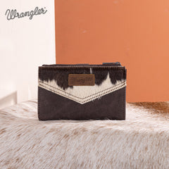 Wrangler V-Shaped Stitching Genuine Leather Wallet
