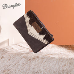 Wrangler V-Shaped Stitching Genuine Leather Wallet