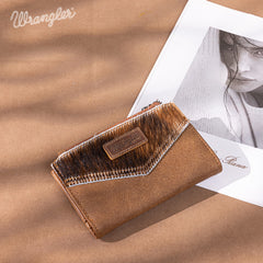 Wrangler V-Shaped Stitching Genuine Leather Wallet