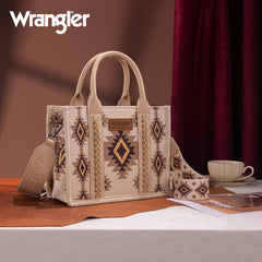 Wrangler Aztec Pattern Dual Sided Print Tote
