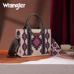 Wrangler Aztec Pattern Dual Sided Print Tote