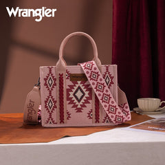 Wrangler Aztec Pattern Dual Sided Print Tote