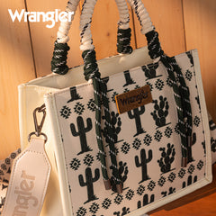 Wrangler Southwestern Print Rope Tote Bag