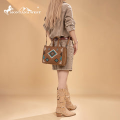 Montana West Aztec Collection Tote/Crossbody Set