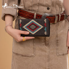 Montana West Aztec Collection Tote/Crossbody Set