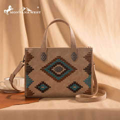 Montana West Aztec Collection Tote/Crossbody Set