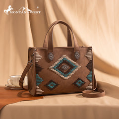 Montana West Aztec Collection Tote/Crossbody Set