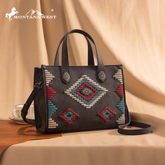 Montana West Aztec Collection Tote/Crossbody Set
