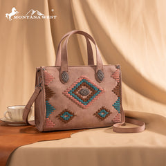 Montana West Aztec Collection Tote/Crossbody Set