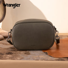 Wrangler Sherpa Aztec Canvas Crossbody