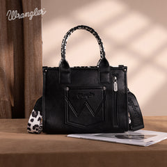 Wrangler Leopard Print Concealed Carry Tote Bag