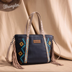 Wrangler Aztec Embroidered Tote Bag