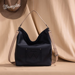 Wrangler Aztec Embroidered Fringe Shoulder Bag