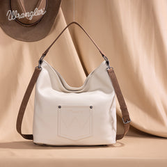 Wrangler Aztec Embroidered Fringe Shoulder Bag