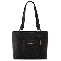 Wrangler Braided Detail Multi Pockets Concealed Carry Tote