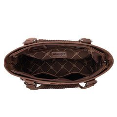 Wrangler Braided Detail Multi Pockets Concealed Carry Tote