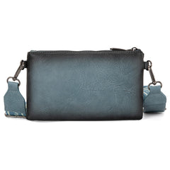 Wrangler Dual Zipper Compartment Crossbody Bag