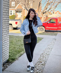 Wrangler Leather Printed Wristlet