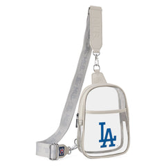 MLB-LA30-001BL MLB Los Angeles Dodgers Clear Mini Sling Stadium Bag
