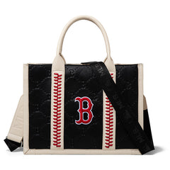 MLB Boston Red Sox Team Whipstitch Tote/Crossbody-Black