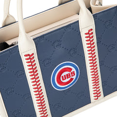 MLB Chicago Cubs Team Whipstitch Tote/Crossbody-Blue