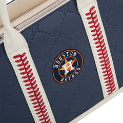 MLB Houston Astros Team Whipstitch Tote/Crossbody-Blue