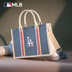 MLB Los Angeles Dodgers Team Whipstitch Tote/Crossbody-Jean