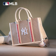 MLB New York Yankees Team Whipstitch Tote/Crossbody-Camel