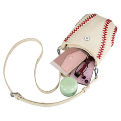 MLB Texas Rangers Leather Crossbody Bag