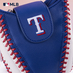 MLB Texas Rangers Leather Crossbody Bag