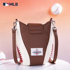MLB Texas Rangers Leather Crossbody Bag