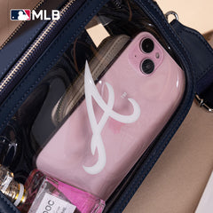 MLB Atlanta Braves Clear Crossbody Bag