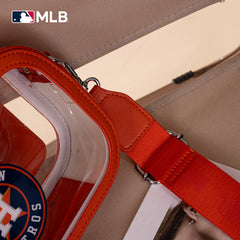 MLB Houston Astros Clear Crossbody Bag