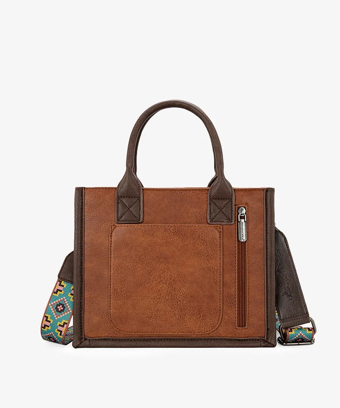 Montana_West_Western_Pattern_Print_Canvas_Tote_Bag_Brown