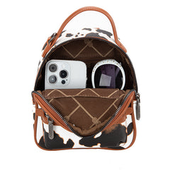 Wrangler Cow Print Mini Backpack