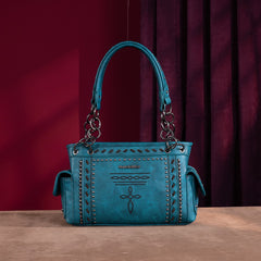 Montana West Whipstitch Collection Concealed Carry Satchel