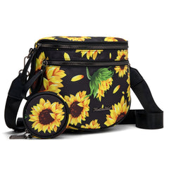 Montana West Dual Zipper Bum Bag