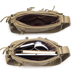 Montana West Multi Pocket Vintage Crossbody Bag