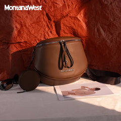 Montana West Dual Zipper Bum Bag