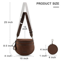 Montana West Dual Zipper Bum Bag