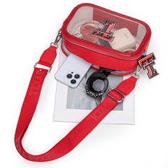 University of Texas Tech Red Raiders Clear Crossbody Bag